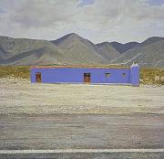 Roadside Blue House_ '82 54x56